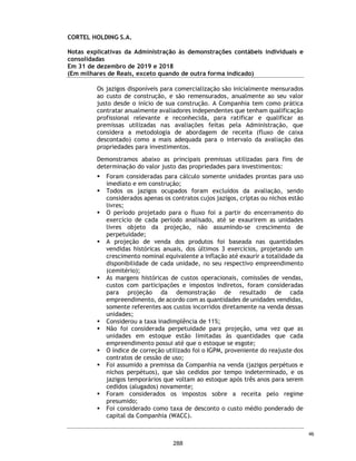 DEMONSTRAÇÕES FINANCEIRAS DA COMPANHIA REFERENTES AOS EXERCÍCIOS
SOCIAIS FINDOS EM 31 DE DEZEMBRO DE 2019 E 2018
241
 