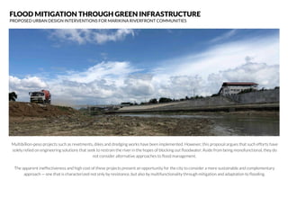 Flood Mitigation through Green Infrastructure: Proposed Urban Design ...