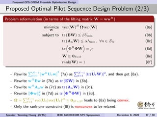 Optimal Preamble Design for Short Packet Circularly Pulse-Shaped OFDM ...