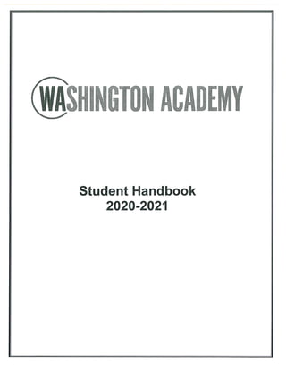 2020 2021 Student Handbook