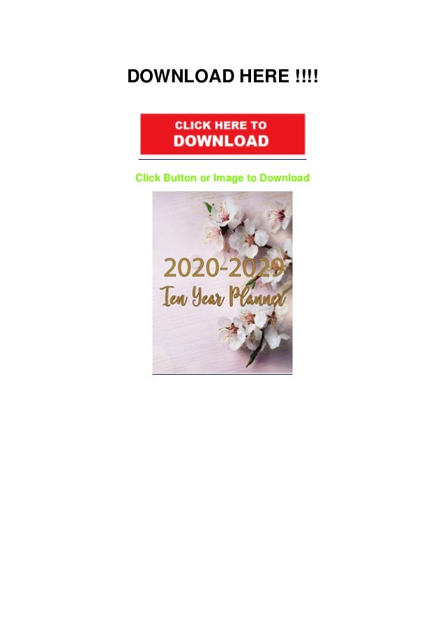 [Kindle] 20202029 Ten Year Planner 120 Months Calendar, 10 Years Ap…