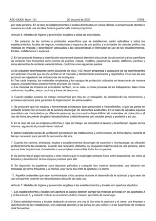 Decreto 24 2020 De 19 De Junio Medidas Frente Al Covid 19