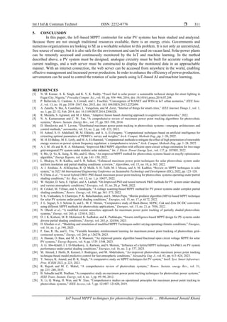 IoT based MPPT techniques for photovoltaic frameworks management under ...
