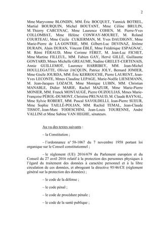 2
Mme Maryvonne BLONDIN, MM. Éric BOCQUET, Yannick BOTREL,
Martial BOURQUIN, Michel BOUTANT, Mme Céline BRULIN,
M. Thierry...