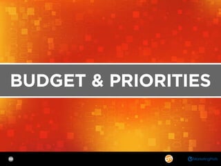32
BUDGET & PRIORITIES
 
