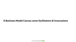 Il Business Model Canvas come facilitatore di innovazione
 