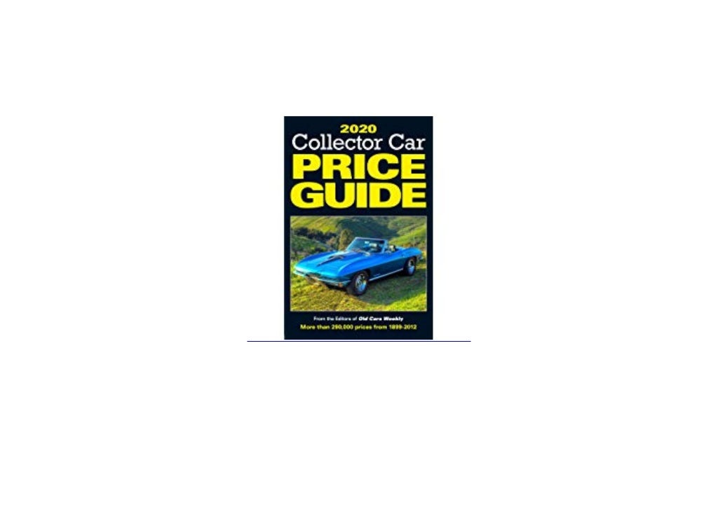 EBOOK_PAPERBACK LIBRARY 2020 Collector Car Price Guide *full_pages*