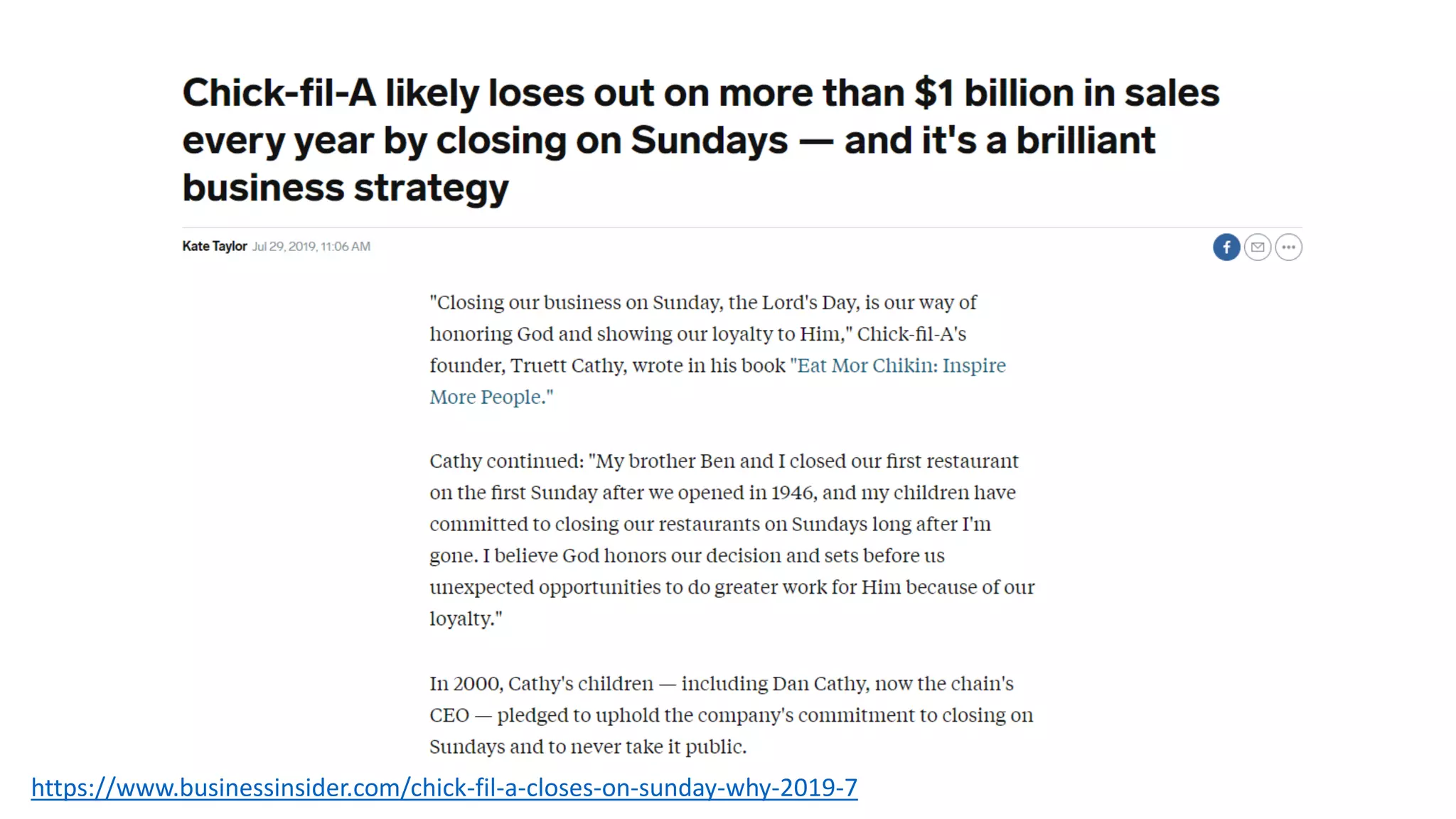 https://www.businessinsider.com/chick-fil-a-closes-on-sunday-why-2019-7
 