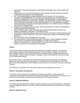 Powertrain Control/Emissions Diagnosis Manual - 2020 Diesel | PDF