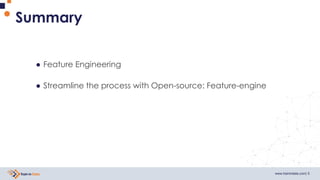 Streamlining Feature Engineering Pipelines with Open Source | PDF