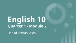 English Quarter 4 – Module 1: Distinguish Technical Terms Used in ...