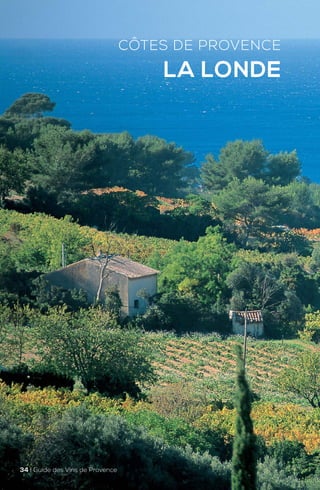 CÔTES DE PROVENCE
LA LONDE
34 | Guide des Vins de Provence
 