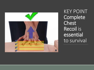 KEY POINT
Complete
Chest
Recoil is
essential
to survival
 