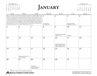 2020 historical society calendar | PPT