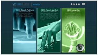2020 imaging - website Ui design