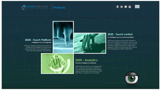 2020 imaging - website Ui design