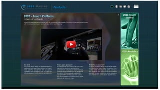 2020 imaging - website Ui design