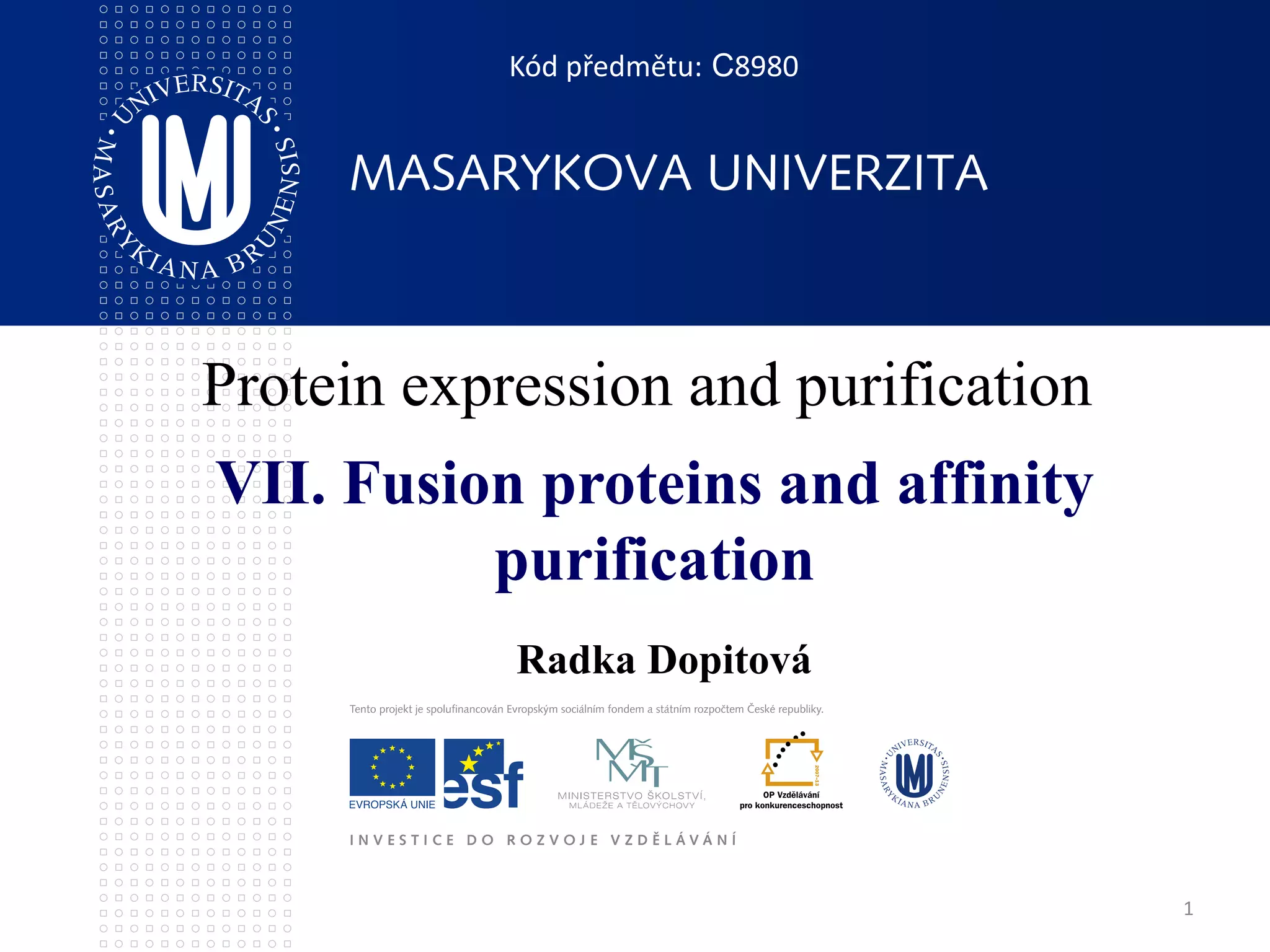 Fussion protein and affinity Purification | PPT
