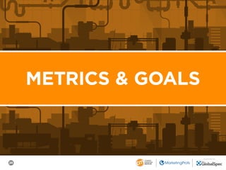 25
SPONSORED BY
MANUFACTURING
CONTENT MARKETING 2020
Benchmarks, Budgets, and Trends
METRICS & GOALS
 