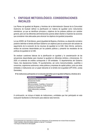 Evaluación del VII Plan para la igualdad de mujeres y hombres en la C.A ...