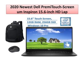 2020 Newest Dell PremiTouch-Screen
um Inspiron 15.6-inch HD Lap
 