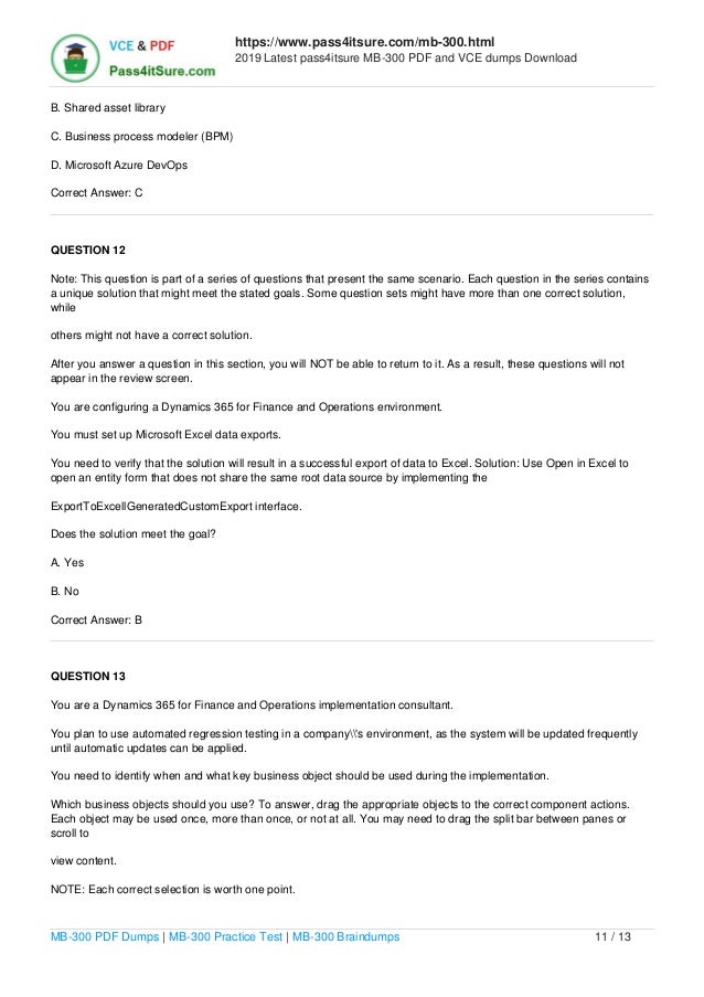 MB-300 Exam Material