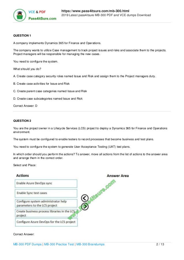 Online MB-300 Tests