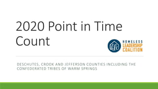 2020 Point In Time Count