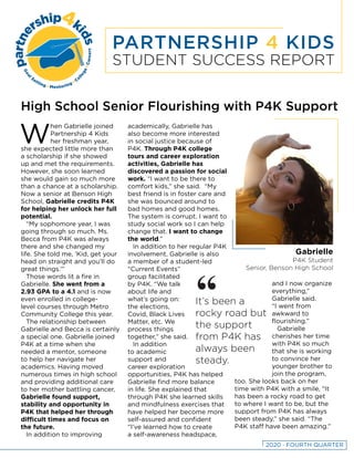 Partnership 4 Kids 2020 Quarterly Student Success Report (Q4)