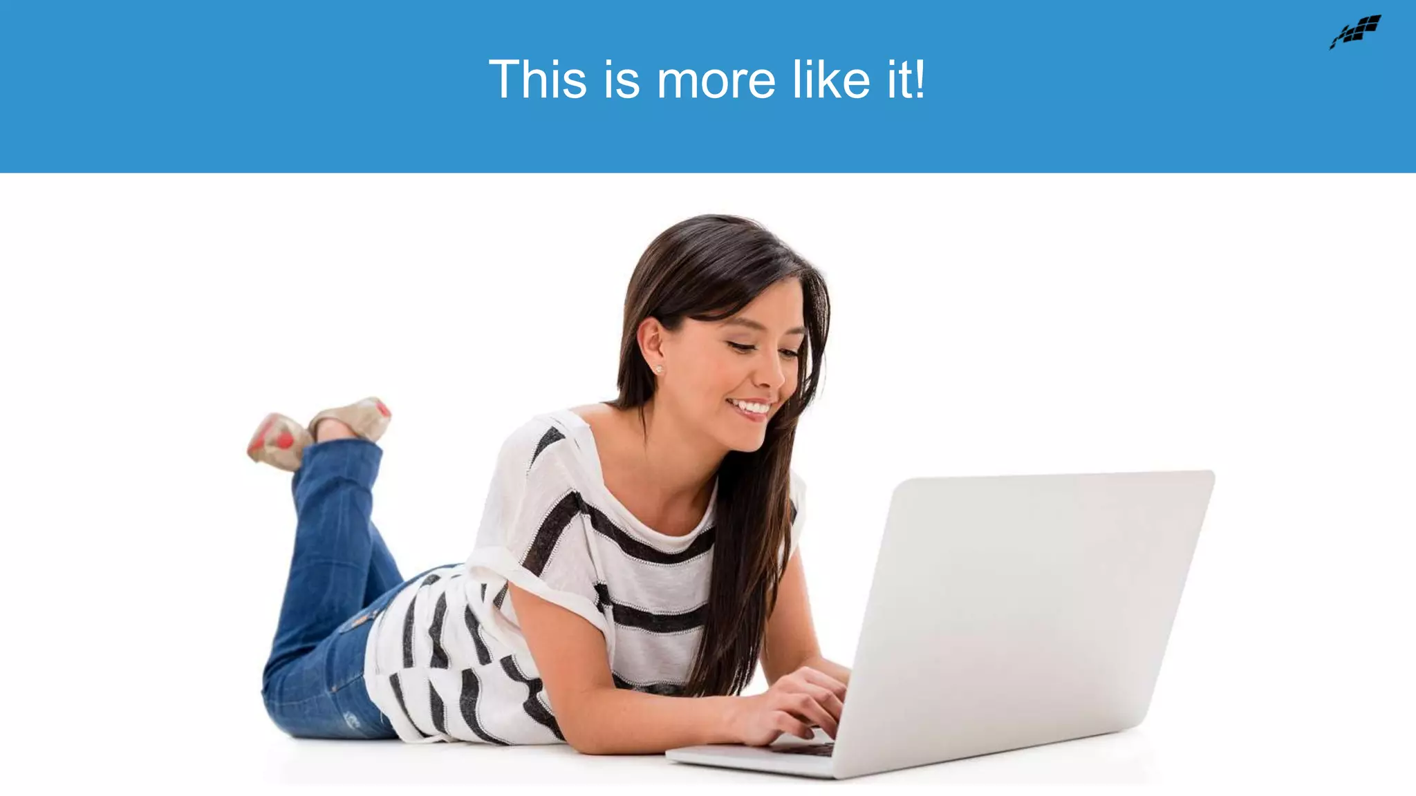 This is more like it!
 