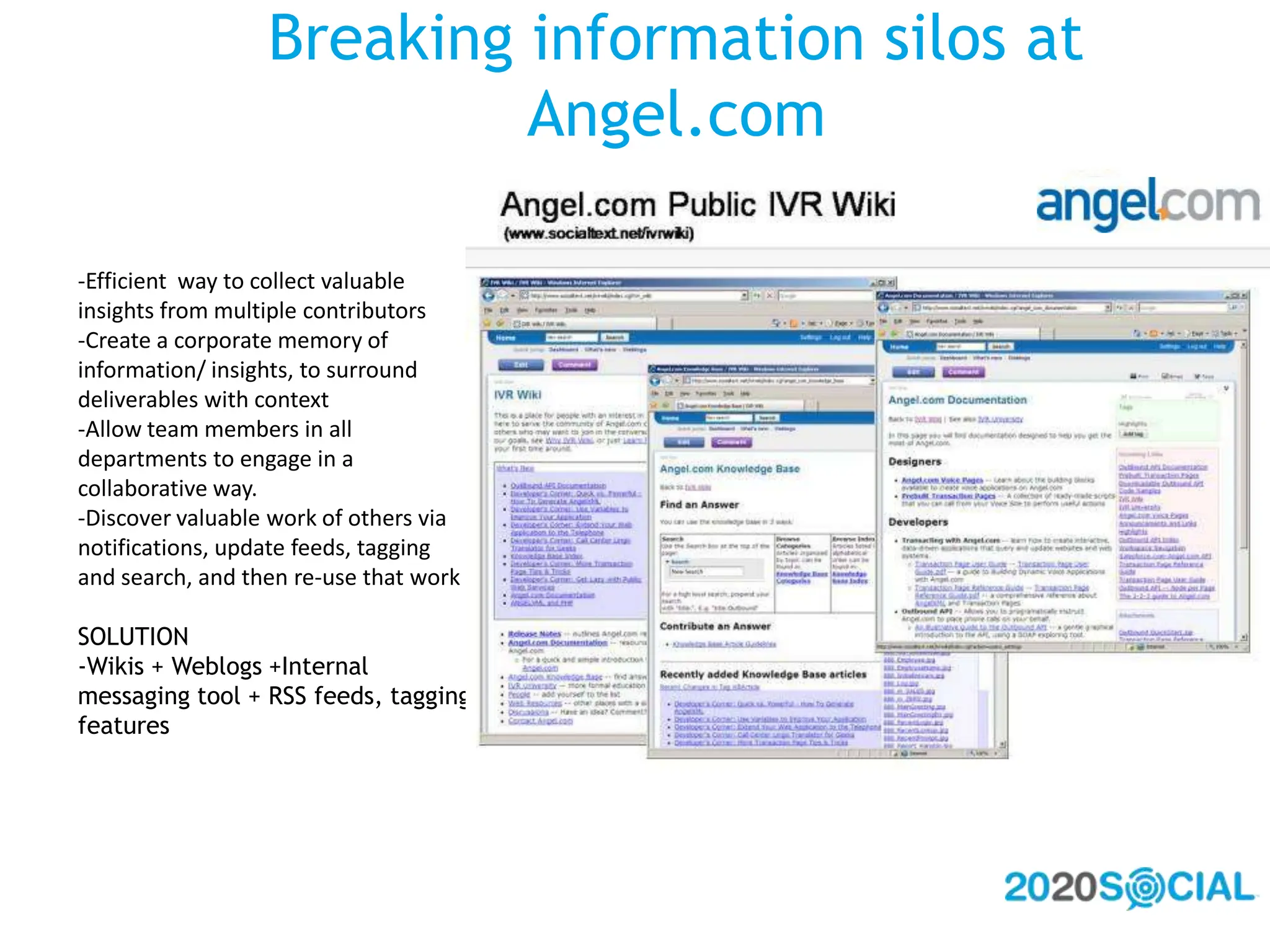 Connect recruiters with potential employees Source: http://microsoftjobsblog.com/Social recruitment platform for potential employees.Recruiters help with job-hunting, resume writing, interview preparation, etcShare upcoming job fairs, events, vacancies