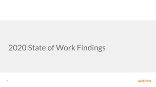 6
2020 State of Work Findings
 