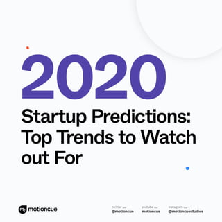 2020 Startup Predictions