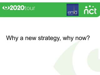 Why a new strategy, why now?
 