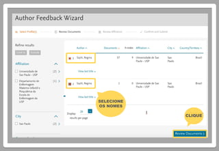 SELECIONE
OS NOMES
CLIQUE