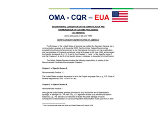 OMA - CQR – EUA
 