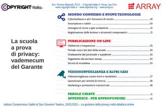 La gestione della privacy nella didattica online (San Giovanni Teatino, gennaio 2021) Slide 31