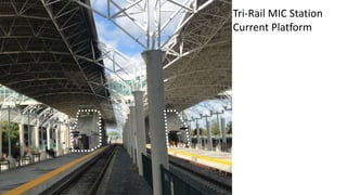 Tri-Rail MIC Station
Current Platform
 