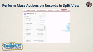 Perform Mass Actions on Records in Split View
 