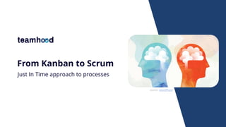 From Kanban to Scrum
Just In Time approach to processes
source: IstockPhoto
 