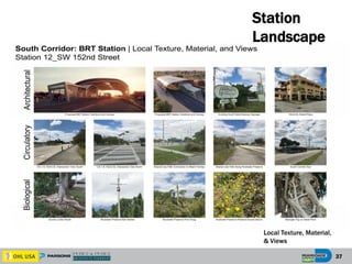 Station
Landscape
Local Texture, Material,
& Views
37
 