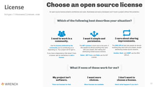 License
12
https://choosealicense.com
 