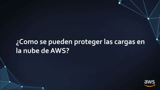 ¿Como se pueden proteger las cargas en
la nube de AWS?
 