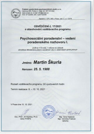 Psychosocial counseling 1