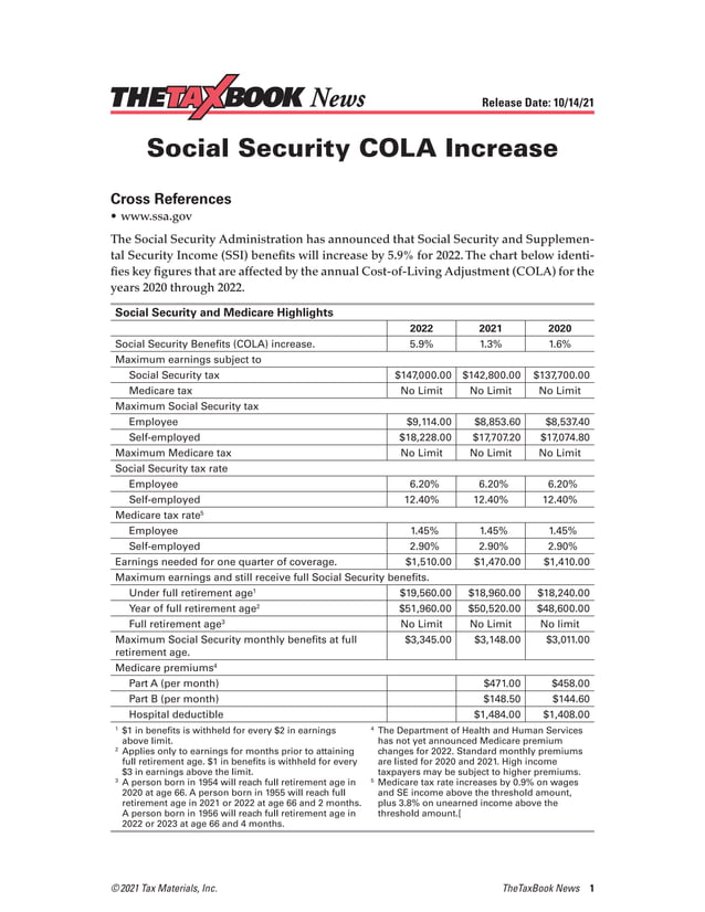 social security cola increase