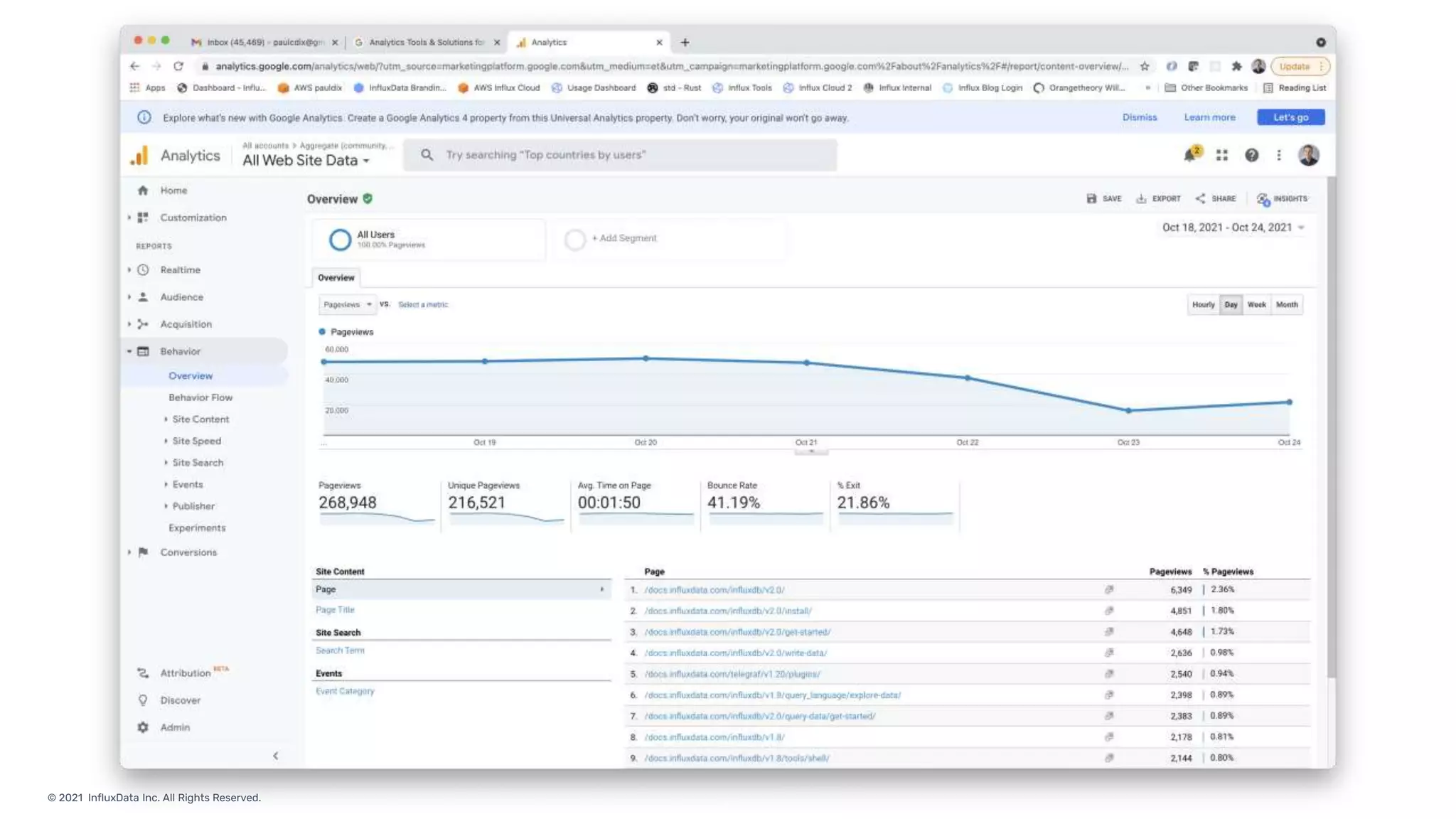 © 2021 InfluxData Inc. All Rights Reserved.
 