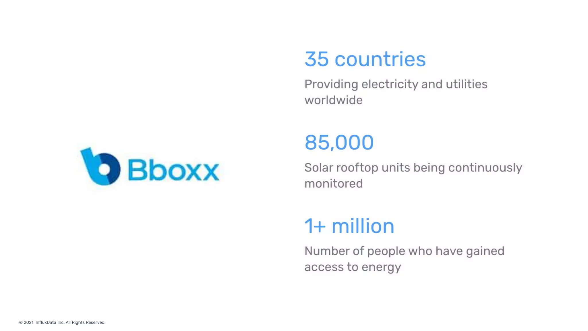 © 2021 InfluxData Inc. All Rights Reserved.
 