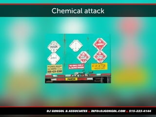 Chemical attack
 