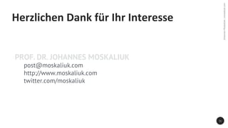 Johannes
Moskaliuk
|
moskaliuk.com
Herzlichen Dank für Ihr Interesse
31
post@moskaliuk.com
http://www.moskaliuk.com
twitte...