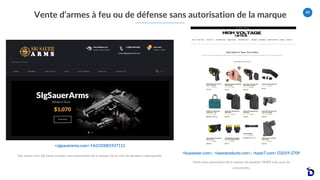 46
Vente d’armes à feu ou de défense sans autorisation de la marque
Des armes à feu Sig Sauer vendues sans autorisation de...